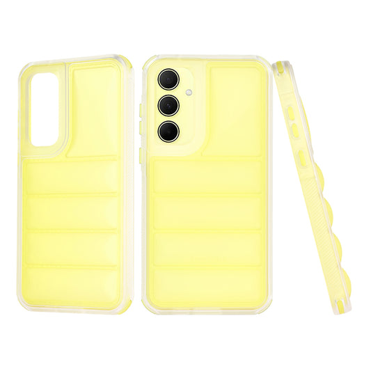 Θήκη για Samsung Galaxy A35 5G A356, Techsuit, Wave Shield, Κίτρινη