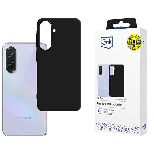 Θήκη για Samsung Galaxy A37 5G, 3MK, Μαύρο Ματ