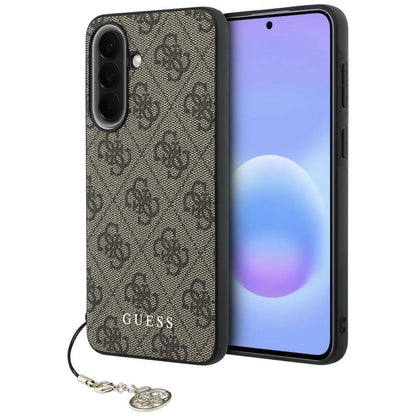 Θήκη για Samsung Galaxy A37 5G, Guess, 4G Classic Logo Charm, Καφέ