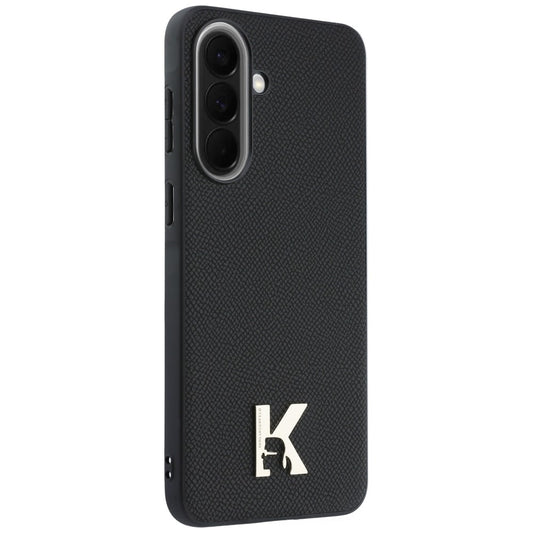 Θήκη για Samsung Galaxy A37 5G, Karl Lagerfeld, Λογότυπο Κεφαλής Karl, Μαύρο