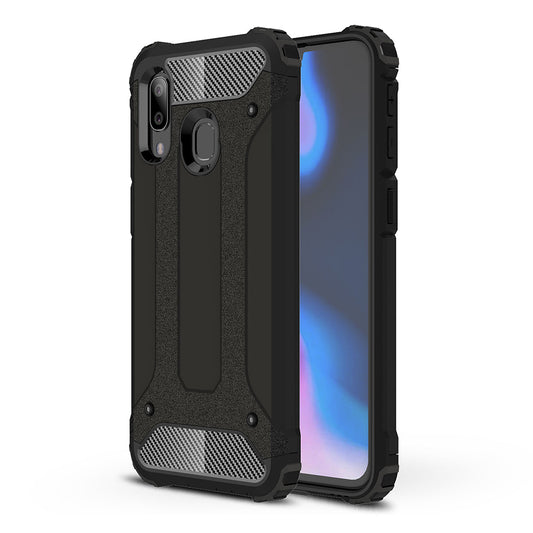 Θήκη για Samsung Galaxy A40 A405, Techsuit, Hybrid Armor, Μαύρη