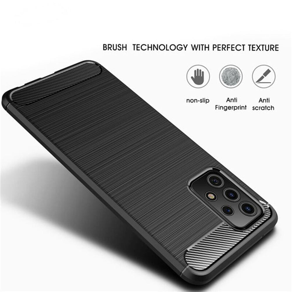 Θήκη για Samsung Galaxy A53 5G A536, Techsuit, Carbon, Μαύρη