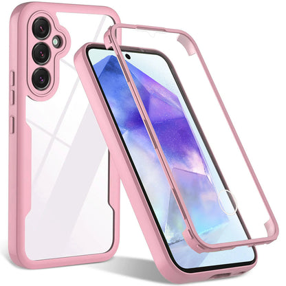 Θήκη για Samsung Galaxy A55 5G A556, Techsuit, ColorVerse 360, Ροζ