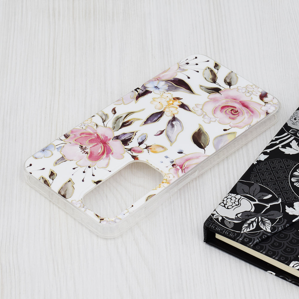 Θήκη για Samsung Galaxy A55 5G A556, Techsuit, Marble, Λευκό