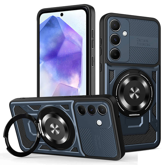 Θήκη για Samsung Galaxy A55 5G A556, Techsuit, RuggedCam, Μπλε