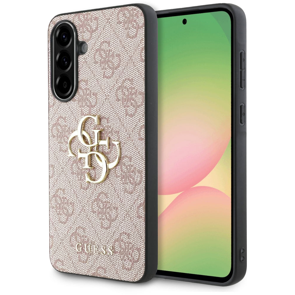 Θήκη για Samsung Galaxy A56 A566, Guess, 4G Big Logo, Ροζ