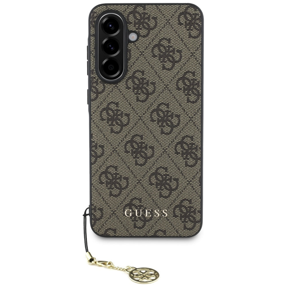 Θήκη για Samsung Galaxy A56 A566, Guess, 4G Charm, Καφέ