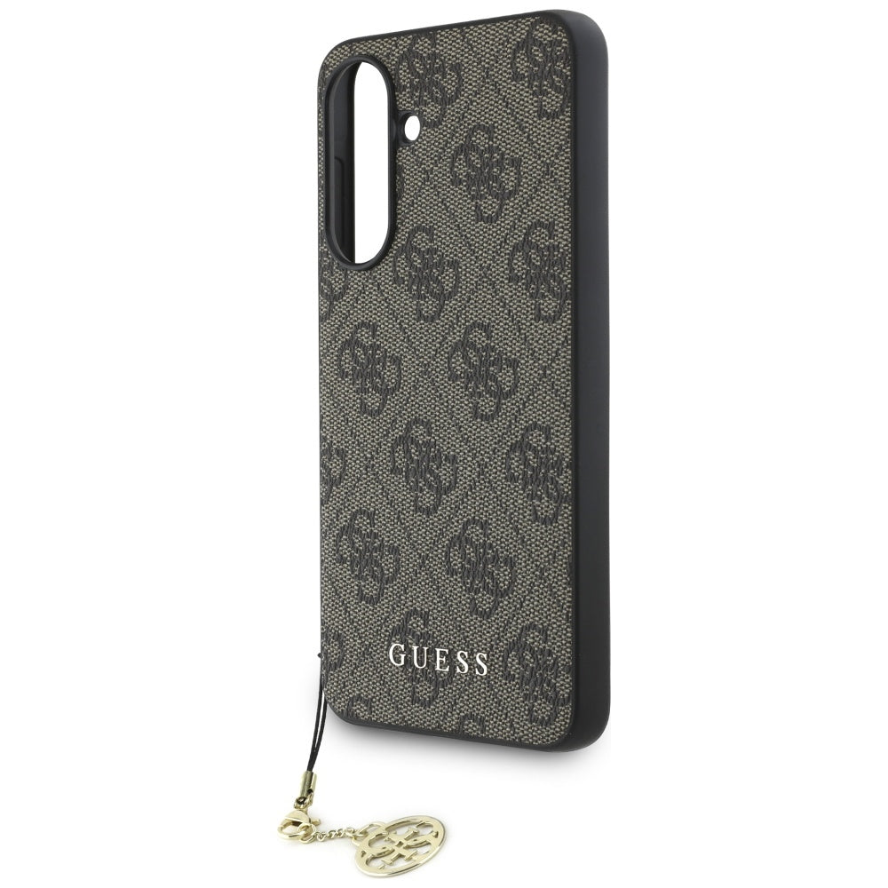 Θήκη για Samsung Galaxy A56 A566, Guess, 4G Charm, Καφέ