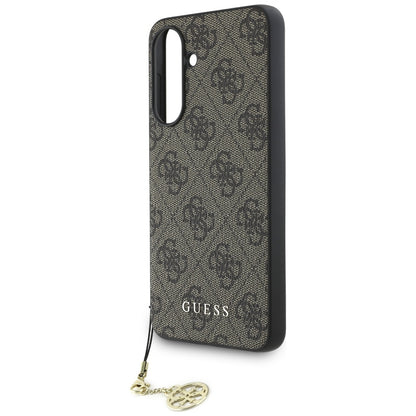 Θήκη για Samsung Galaxy A56 A566, Guess, 4G Charm, Καφέ