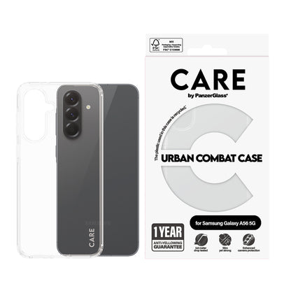 Θήκη για Samsung Galaxy A56 A566, PanzerGlass, Care Urban Combat, Διαφανής