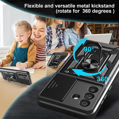 Case for Samsung Galaxy A56 A566, Techsuit, CamShield, Black