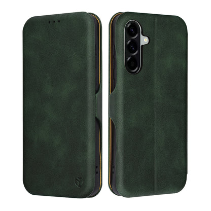 Case for Samsung Galaxy A56 A566, Techsuit, Safe Wallet Plus, Green