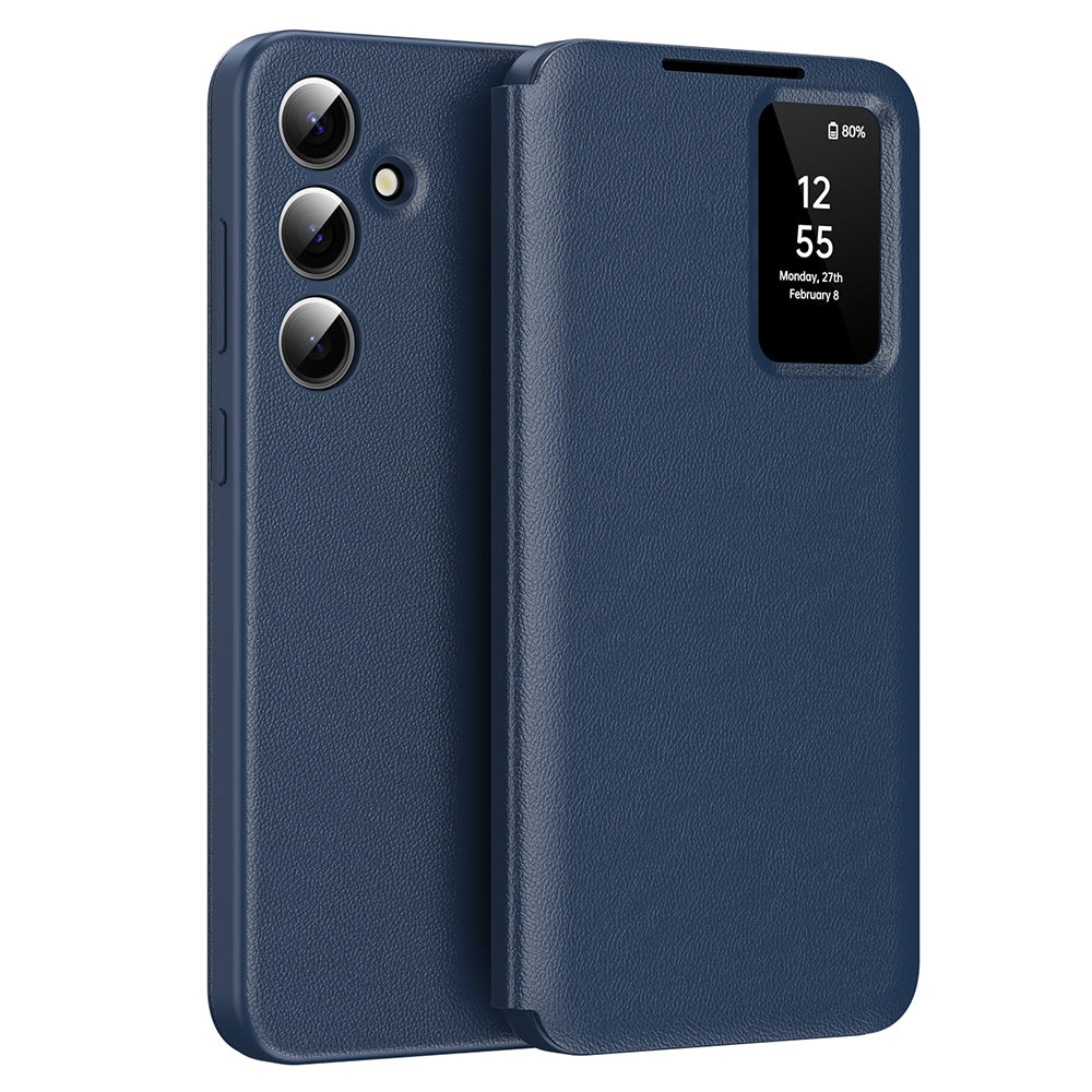 Θήκη για Samsung Galaxy A56 A566, Techsuit, SmartView, Μπλε