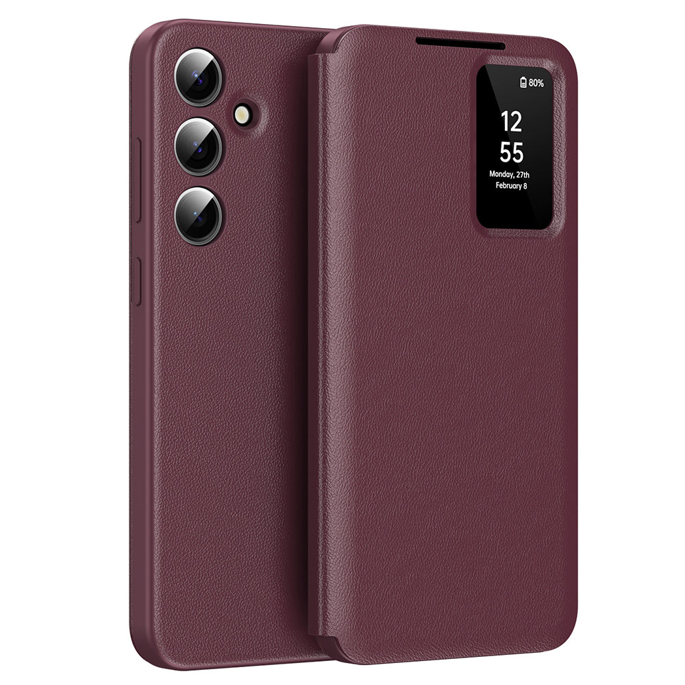 Θήκη για Samsung Galaxy A56 A566, Techsuit, SmartView, Κόκκινο