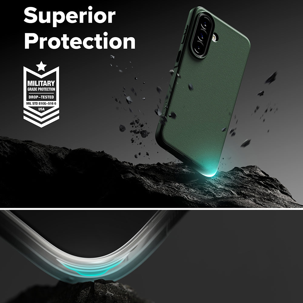 Θήκη για Samsung Galaxy A57 5G, Ringke, Onyx, Σκούρο Πράσινο