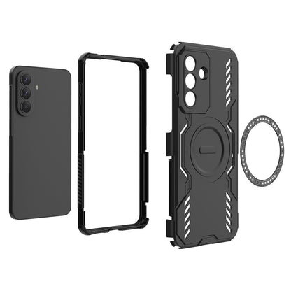 Case for Samsung Galaxy A57 5G, Techsuit, ArmorMag, Black