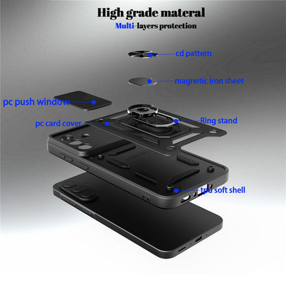 Θήκη για Samsung Galaxy A57 5G, Techsuit, CamShield, Μαύρη