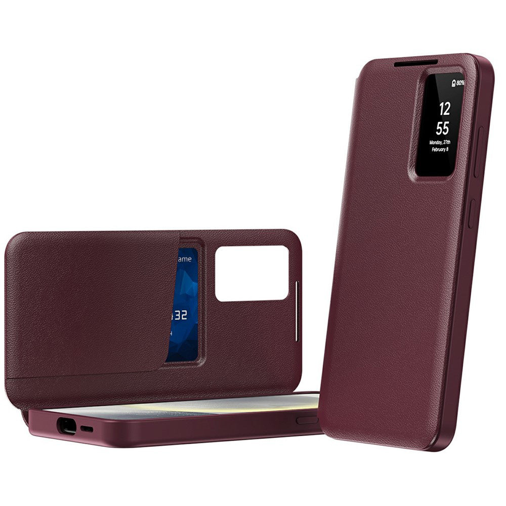 Case for Samsung Galaxy A57 5G, Techsuit, SmartView, Red