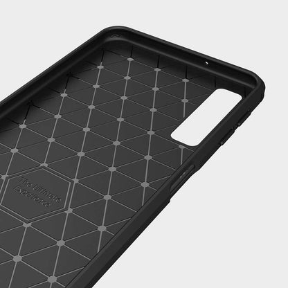 Θήκη για Samsung Galaxy A7 (2018) A750, Techsuit, Carbon, Μαύρο