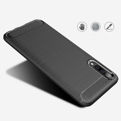 Θήκη για Samsung Galaxy A70s A707 / A70 A705, Techsuit, Carbon, Μαύρη