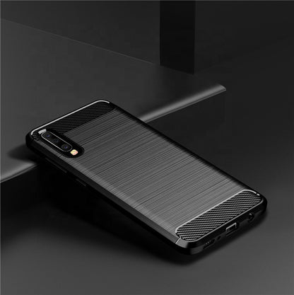 Θήκη για Samsung Galaxy A70s A707 / A70 A705, Techsuit, Carbon, Μαύρη