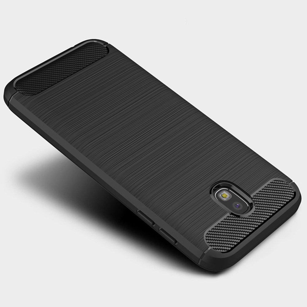 Θήκη για Samsung Galaxy J5 (2017) J530, Techsuit, Carbon, Μαύρο