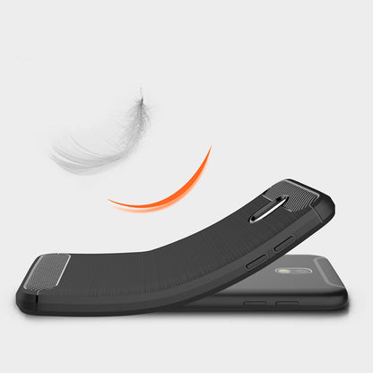 Θήκη για Samsung Galaxy J5 (2017) J530, Techsuit, Carbon, Μαύρο