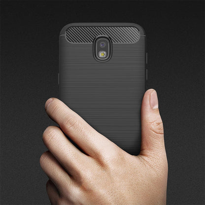 Θήκη για Samsung Galaxy J5 (2017) J530, Techsuit, Carbon, Μαύρο