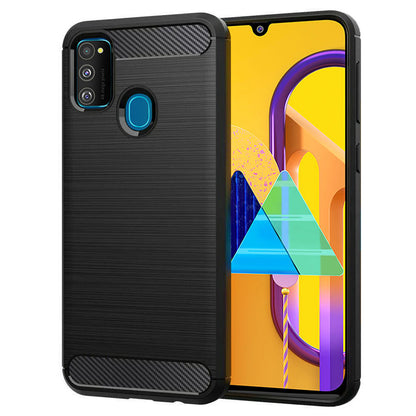 Θήκη για Samsung Galaxy M21 M215 / M30s M307, Techsuit, Carbon, Μαύρο