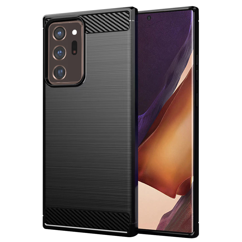 Θήκη για Samsung Galaxy Note 20 Ultra 5G N986 / Note 20 Ultra N985, Techsuit, Carbon, Μαύρο