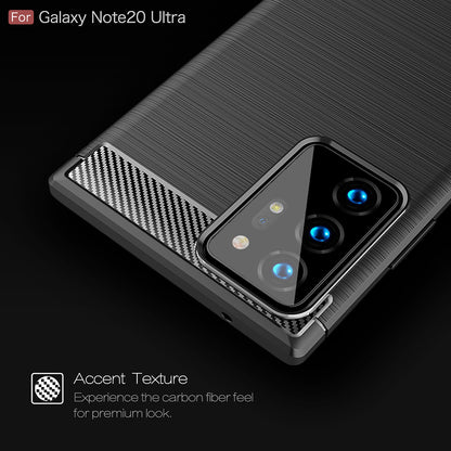 Θήκη για Samsung Galaxy Note 20 Ultra 5G N986 / Note 20 Ultra N985, Techsuit, Carbon, Μαύρο
