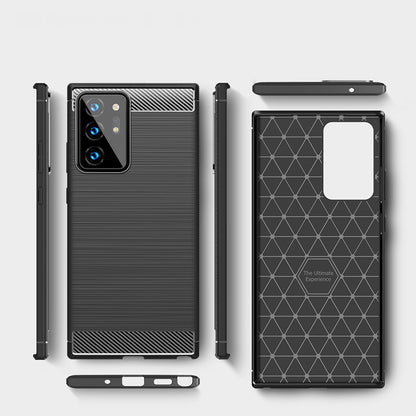 Θήκη για Samsung Galaxy Note 20 Ultra 5G N986 / Note 20 Ultra N985, Techsuit, Carbon, Μαύρο