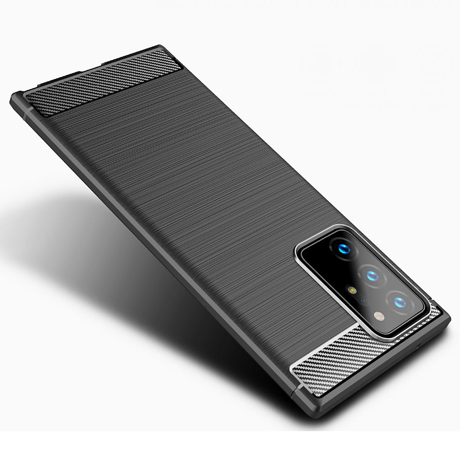 Θήκη για Samsung Galaxy Note 20 Ultra 5G N986 / Note 20 Ultra N985, Techsuit, Carbon, Μαύρο