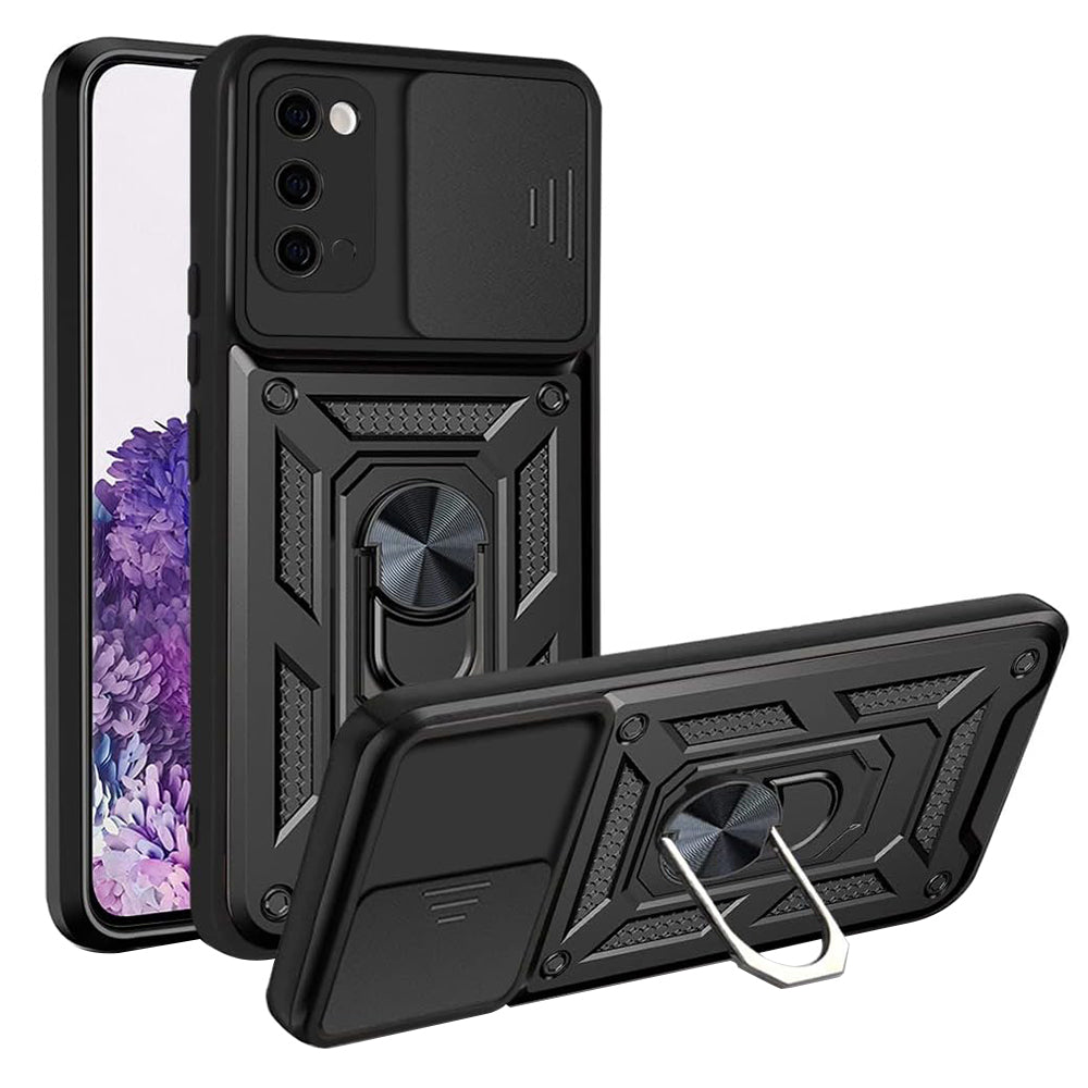 Θήκη για Samsung Galaxy S20 5G G981 / S20 G980, Techsuit, CamShield, Μαύρο