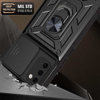 Θήκη για Samsung Galaxy S20 5G G981 / S20 G980, Techsuit, CamShield, Μαύρο