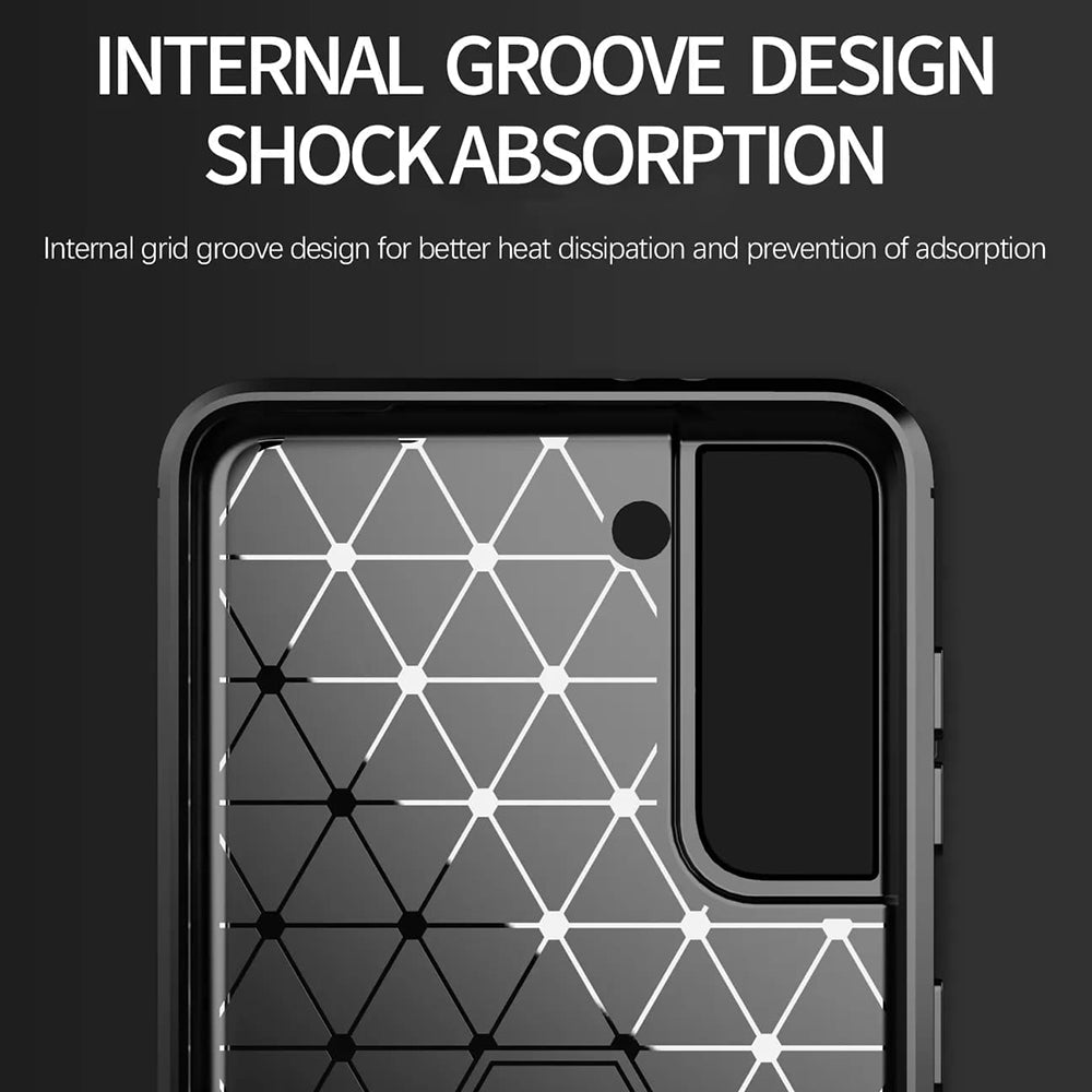 Case for Samsung Galaxy S20 FE 2022 G781 / S20 FE 5G G781 / S20 FE G780, Techsuit, Carbon, Blue