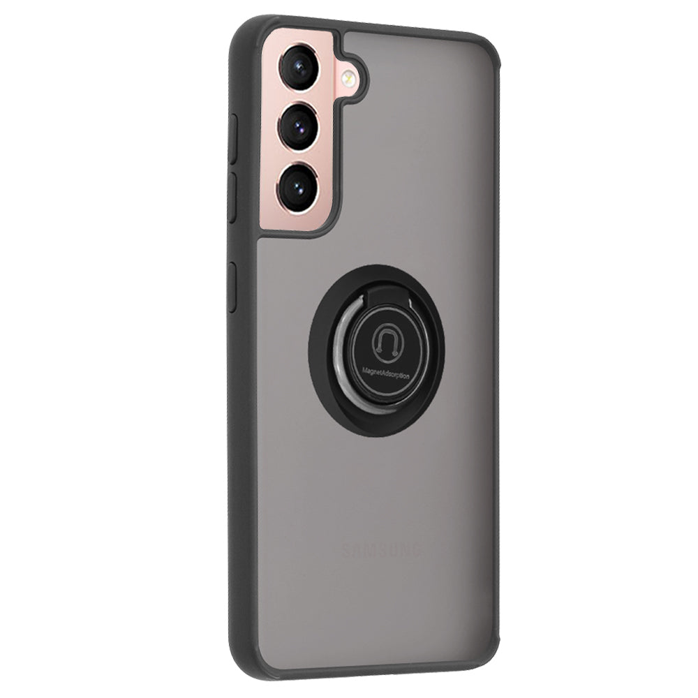 Θήκη για Samsung Galaxy S21 5G G991, Techsuit, Glinth, Μαύρη