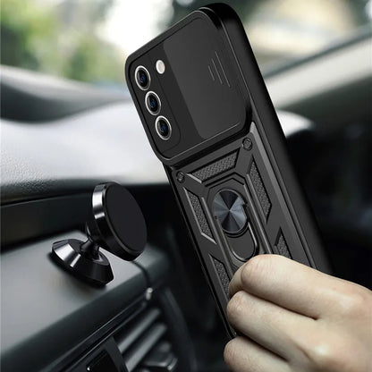Θήκη για Samsung Galaxy S21+ 5G G996, Techsuit, CamShield, Μαύρο