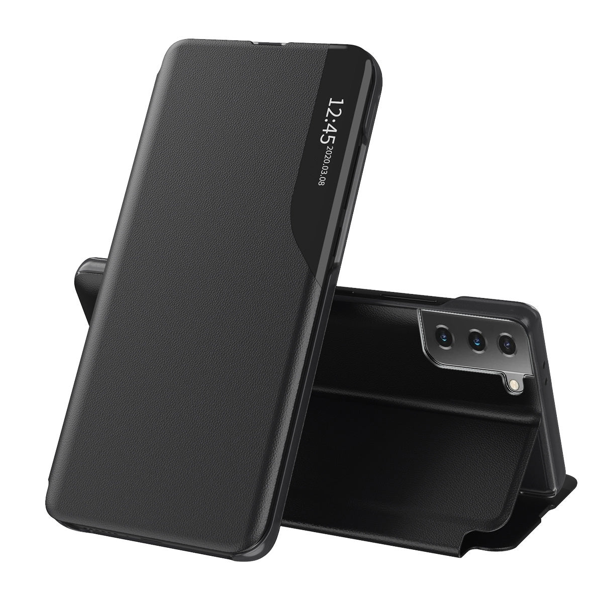 Θήκη για Samsung Galaxy S21+ 5G G996, Techsuit, eFold, Μαύρη
