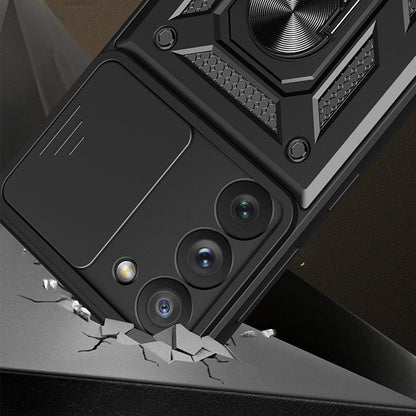 Θήκη για Samsung Galaxy S22 5G S901, Techsuit, CamShield, Μαύρο
