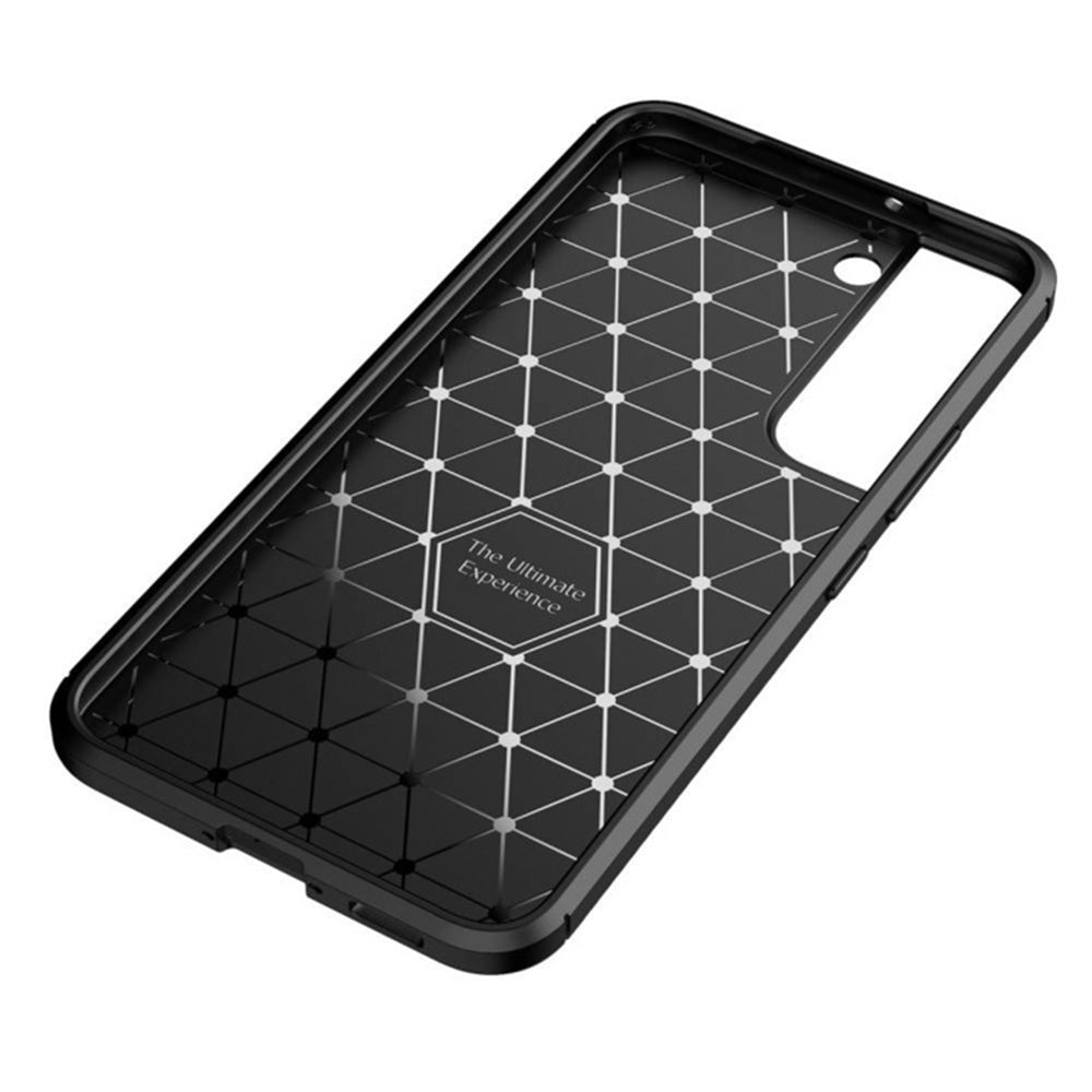 Θήκη για Samsung Galaxy S22 5G S901, Techsuit, CarbonFiber, Μαύρη