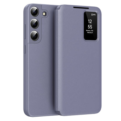 Θήκη για Samsung Galaxy S22 5G S901, Techsuit, SmartView, Μωβ