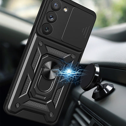 Θήκη για Samsung Galaxy S22 Ultra 5G S908, Techsuit, CamShield, Μαύρη