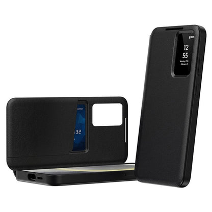 Θήκη για Samsung Galaxy S22 Ultra 5G S908, Techsuit, SmartView, Μαύρο