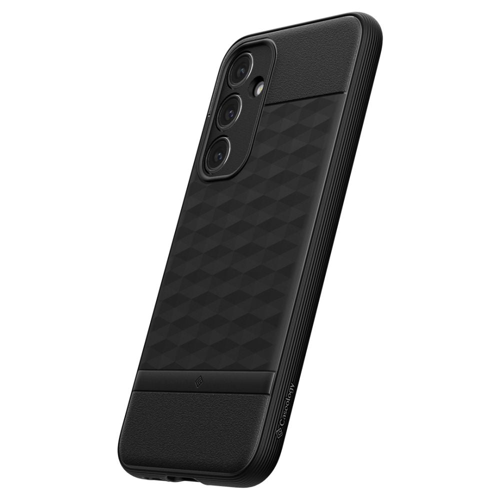Θήκη για Samsung Galaxy S23 FE S711, Spigen, Caseology Parallax, Ματ Μαύρη