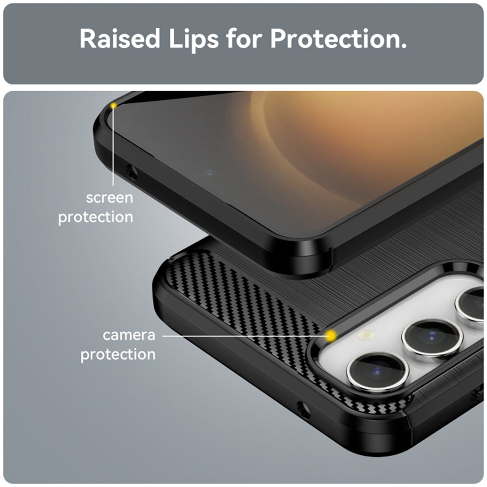 Θήκη για Samsung Galaxy S23 FE S711, Techsuit, Carbon, Μαύρο