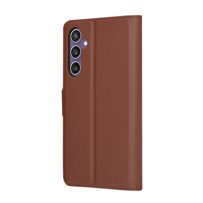Θήκη για Samsung Galaxy S23 FE S711, Techsuit, Δερμάτινο Φολιο, Καφέ