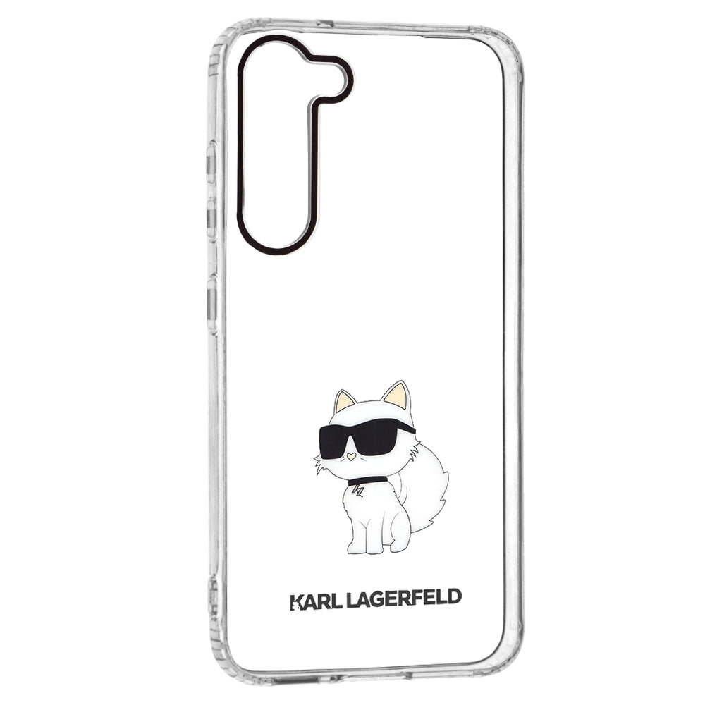 Θήκη για Samsung Galaxy S23+ S916, Karl Lagerfeld, Ikonik Choupette, Διάφανη