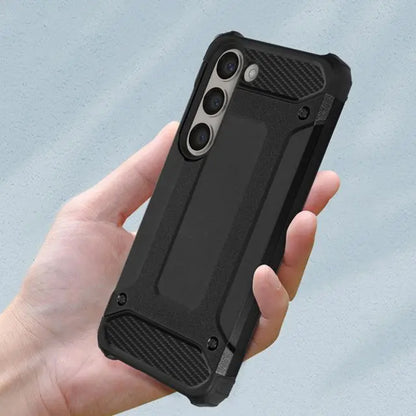 Θήκη για Samsung Galaxy S23+ S916, Techsuit, Hybrid Armor, Μαύρη