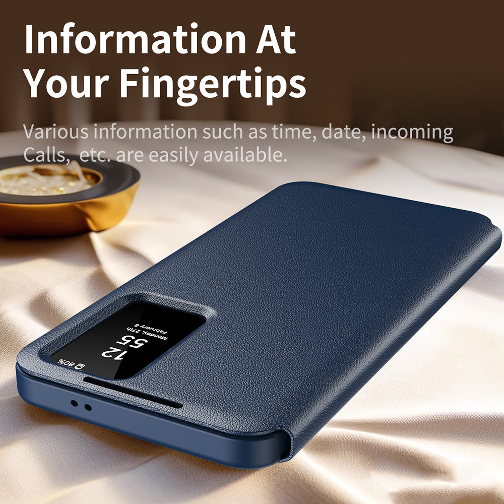 Θήκη για Samsung Galaxy S23+ S916, Techsuit, SmartView, Μπλε